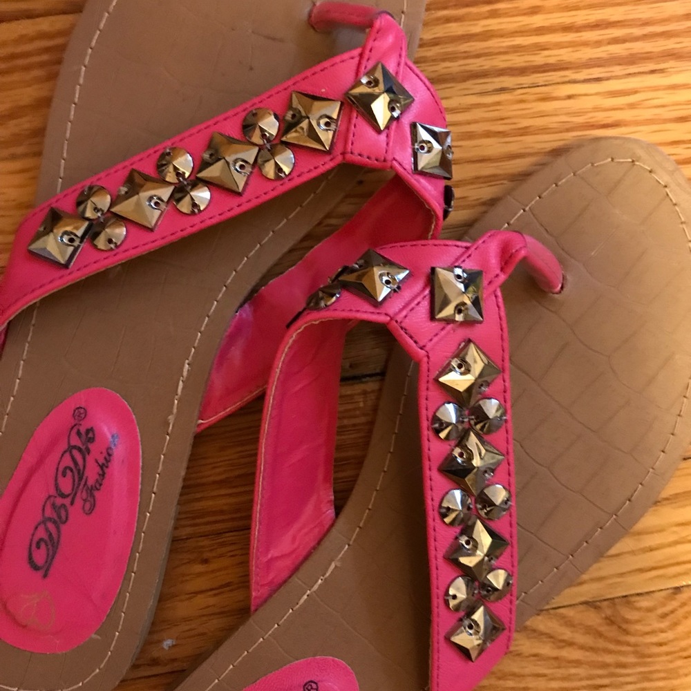 Pink women’s sandals